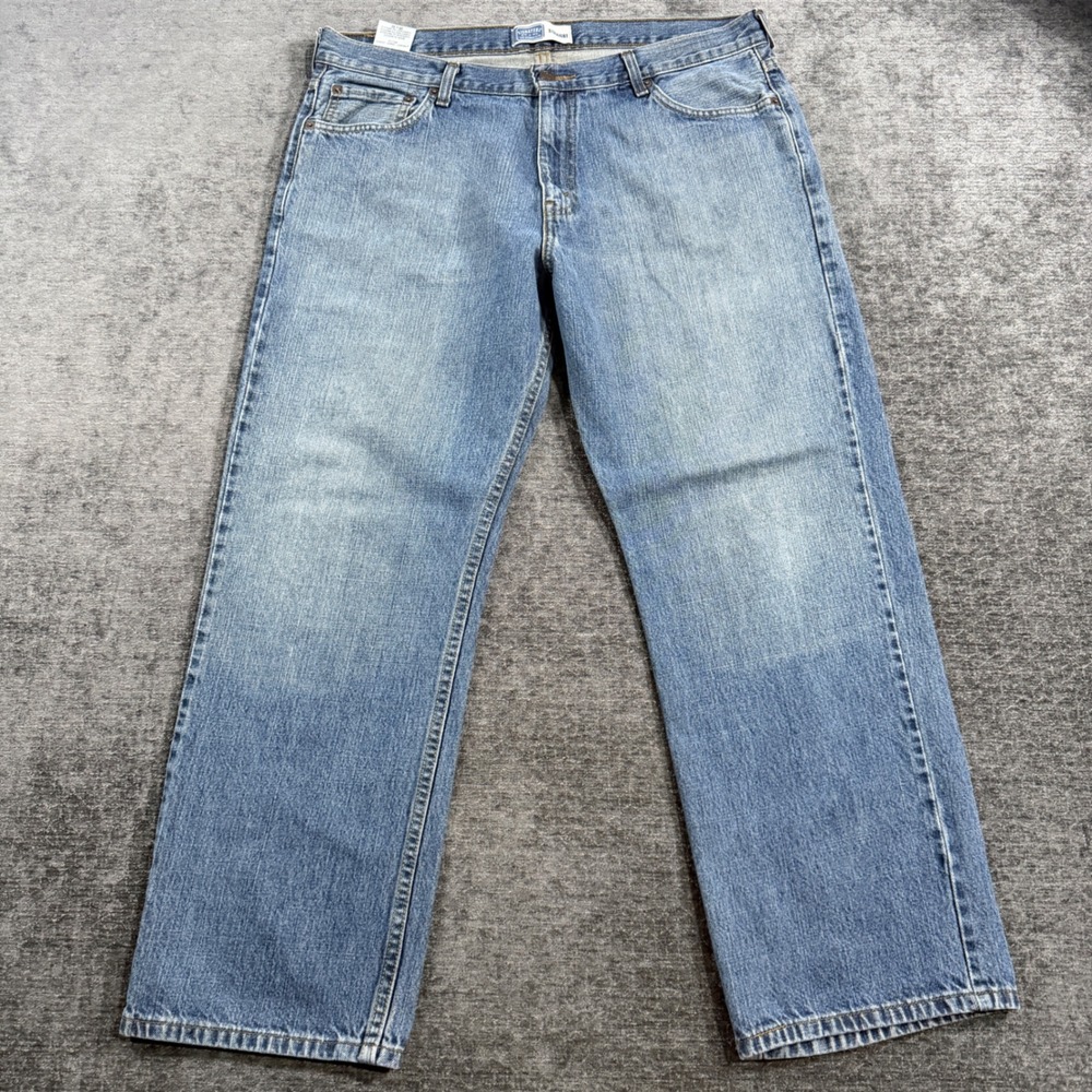Signature by Levi Strauss & Co Mens Straight Leg Jeans Blue 36x30 Cotton Denim